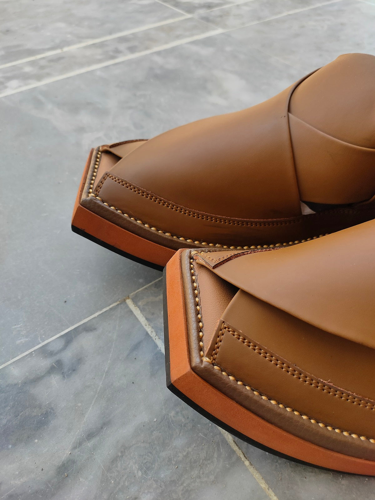Charsadda Handmade Chappal New design captan-B-001/ 2026Allowed To Open/Sale Price