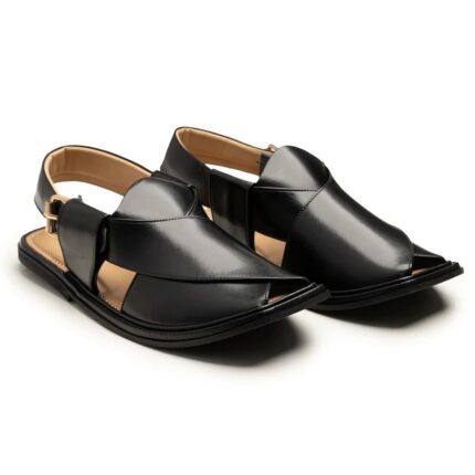01-Charsadda Handmade Chappal New design Zalmi-Black-001/ 2026Allowed To Open/Sale Price