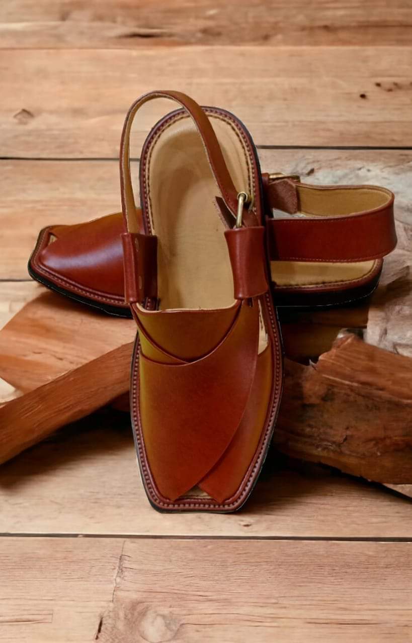 01-Charsadda Handmade Chappal New design Zalmi-B-001/ 2026Allowed To Open/Sale Price