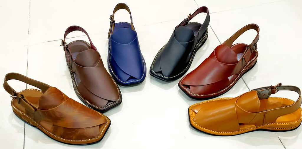 001-Charsadda Handmade Chappal New design 2026-Zard-001/Allowed To Open/Sale Price